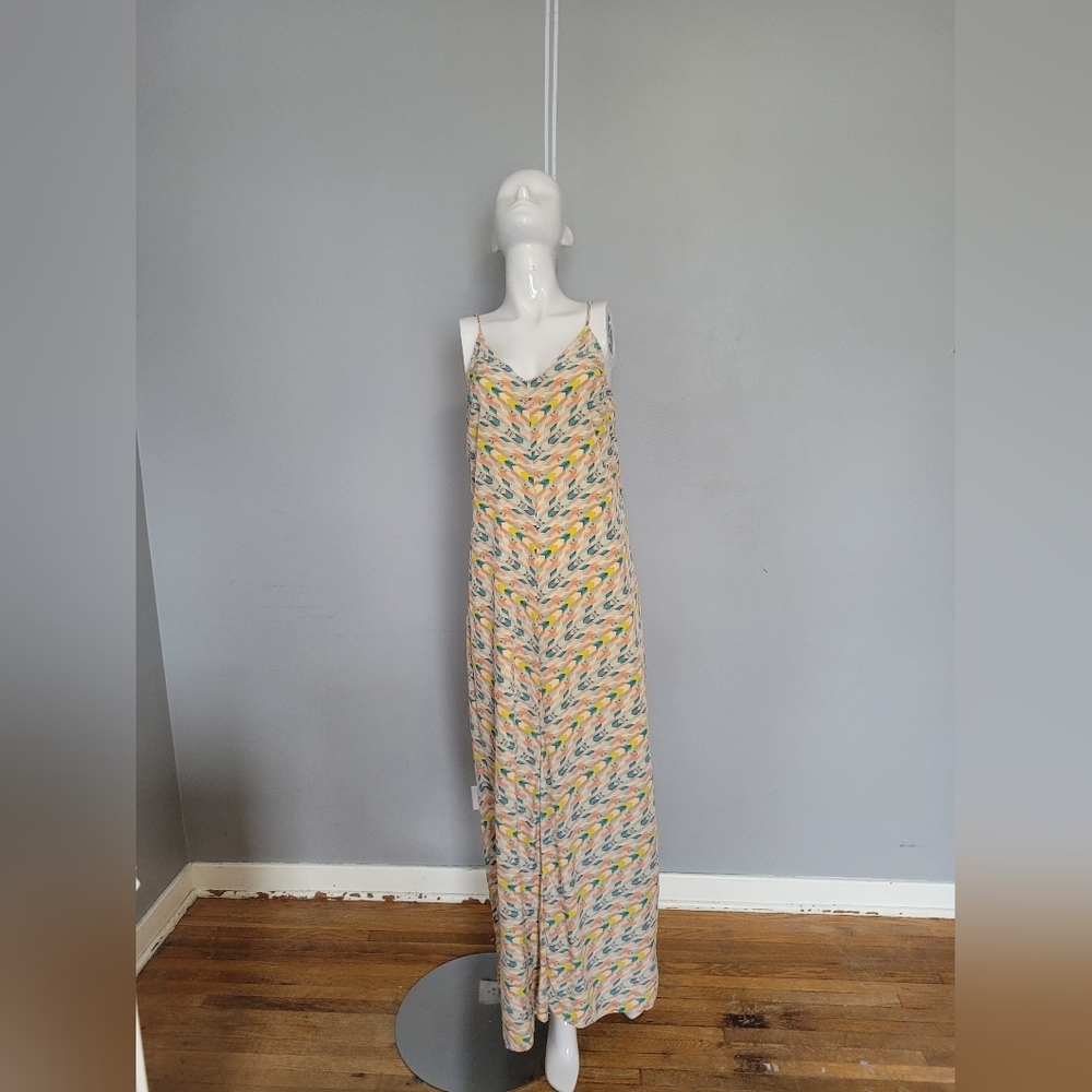 Greylin Silk Chevron Maxi, VGUC, Size S